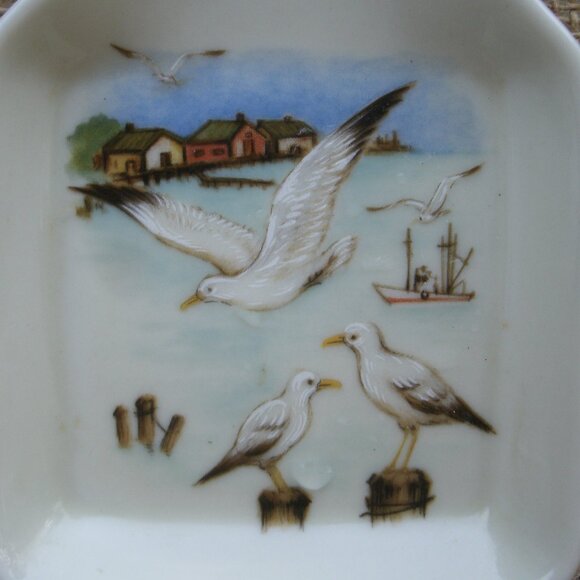 Vintage Otagiri Seagull Stoneware Spoon Rest - Picture 3 of 16